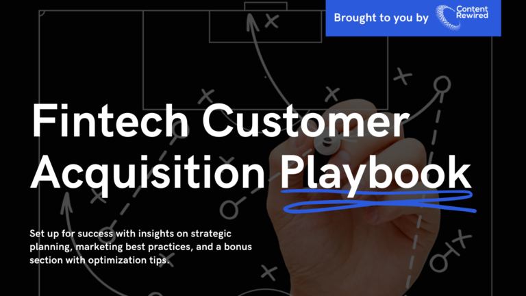 fintech customer acquisition playbook