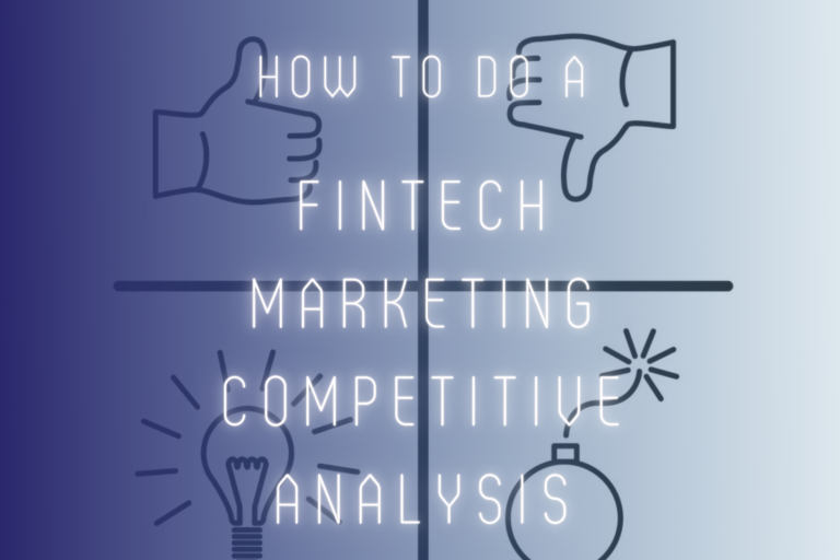fintech marketing competitive analysis