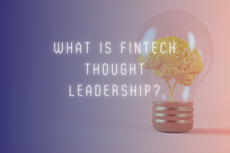 fintech thought leadership