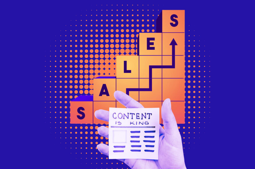 B2B fintech sales content